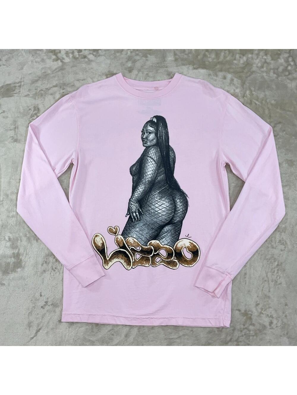 Lizzo Special Tour Shirt Long Sleeve Size Small 2022 Pink Concert Tee